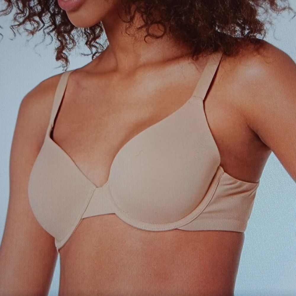 New 38B Amazon Essentials Women's Classic T-Shirt Bra Beige 38B New With…‎